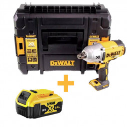Гайковерт ударный аккумуляторный бесщёточный DeWALT DCF897NT+DCB184