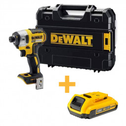 Шуруповерт аккумуляторный ударный бесщеточный DeWALT DCF887NT+DCB183