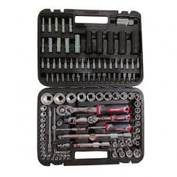 Набір головок торцевих 1/4″ та 1/2″ 111 предметів Vitals Master Impact + Superlock