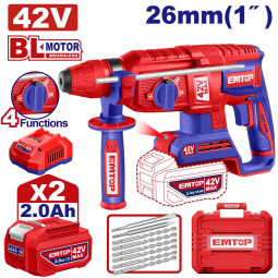 Перфоратор аккумуляторный EMTOP ELRH422682
