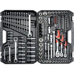 Набор инструментов Yato 1/4", 3/8", 1/2" 150 пр. Yato YT-38811
