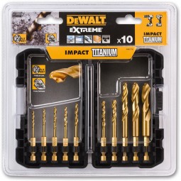 Набор сверл по металлу TITANIUM IMPACT DeWALT DT50050