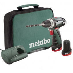 Акумуляторний дриль-шуруповерт Metabo PowerMaxx BS Basic 2х2,0 Ач в сумці