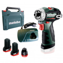 Дриль-шуруповерт акумуляторний Metabo PowerMaxx BS BL Q (601749500)